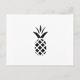 Black Pine Apple Postkarte