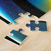 Black Pink and yellow abstract Puzzle (Seite)