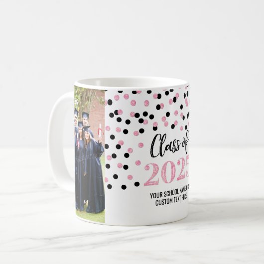 Black Pink Class 2025 Kaffeepause Tasse (Vorderseite Links)