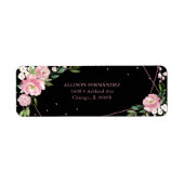 Black Pink Floral Quinceanera (Vorne)