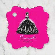 Black & Pink Glam Quinceañera