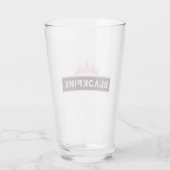 Black Pink Glass Cup Glas (Rückseite)