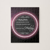 Black Pink Glowing Quote Puzzle (Vertikal)