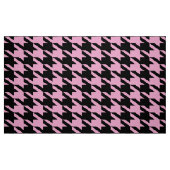 Black & Pink Houndstooth Seamless Pattern Stoff (Fat Quarter (45,7 x 55,9 cm))