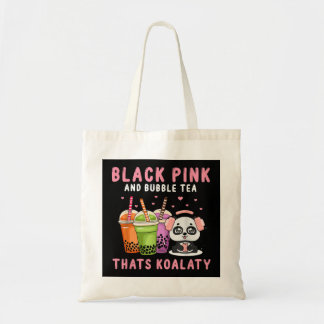 Black Pink in Your Area K-Pop Kpop Korea Pop Bubbl Tragetasche