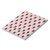 Black Pink Lightning Y2K Indie Bold Notes Notizblock (Rotiert)