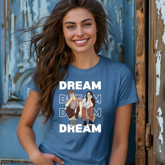 Black Pink Modern Holographic Dream T - Shirt