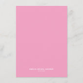 Black Pink sagte er sagte, sie sagte Braut oder Ga Begleitkarte (Rückseite)