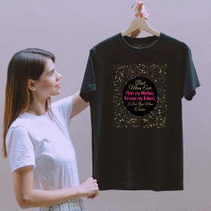 Black Pink Star Beste Mama je Moderne T-Shirt