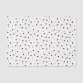 Black Pink und Gold Confetti Punkte Seidenpapier (Vorderseite)