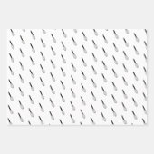 Black Pink White Balloon Whisk Patterns Geschenkpapier Set (Vorderseite 3)