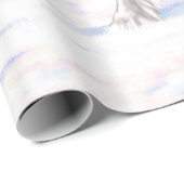 Black Pinto Piebald Sinti und Roma Vanner Entwurf Geschenkpapier (Rolleneckpunkt)