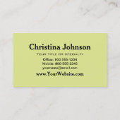 Black Pinto Piebald Sinti und Roma Vanner Entwurf  Visitenkarte (Rückseite)