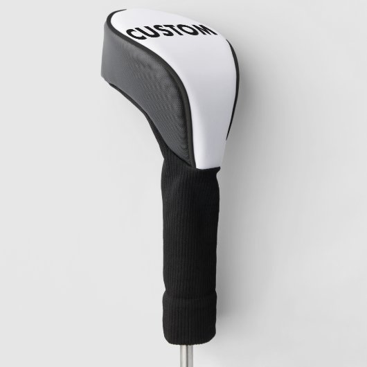 BLACK Piping Custom Golf Driver Headcover Blank (angewinkelt)
