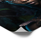 'Black Pixie Girl' Art Poster (Ecke)