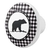 Black Plaid Keramikknauf (Rechts)