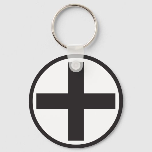 Black Plus Signature-Schlüsselanhänger Schlüsselanhänger (Vorderseite)