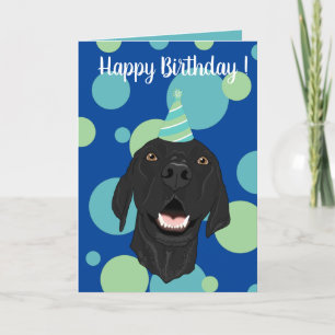 Black Pointer Puppy Feiertagskarte