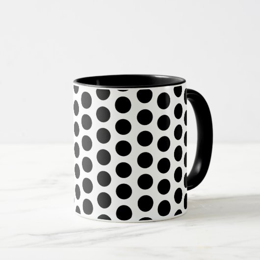 Black Points Tasse (VorderseiteRechts)