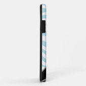 Black Polka Dot Blue Zebra Print iPhone 5 Fall Case-Mate iPhone Hülle (Hinten/Rechts)