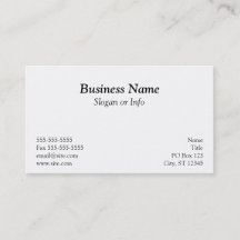 Black Polka Dot Business Card