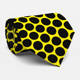 Black Polka Dot Design Krawatte