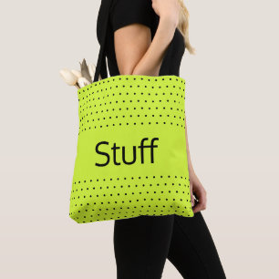Black Polka Dot Gemustert Tasche