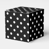 Black Polka Dot Geschenkschachtel (Vorderseite)