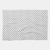 Black Polka Dot Geschirrtuch (Horizontal)