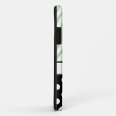 Black Polka Dot Green Zebra Print iPhone 5 Fall Case-Mate iPhone Hülle (Hinten/Rechts)