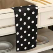 Black Polka Dot Handtuch