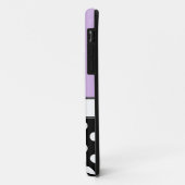 Black Polka Dot Lila iPhone 5 Fall Case-Mate iPhone Hülle (Hinten/Links)