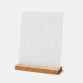 Black Polka Dot Nahtloses Muster | Tiny Dots Acrylschild (Winkel)