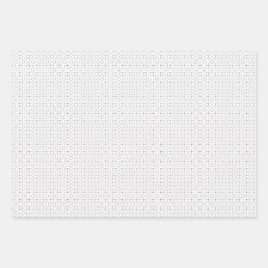 Black Polka Dot Seamless Pattern | Tiny Dots Geschenkpapier Set (Vorderseite 3)