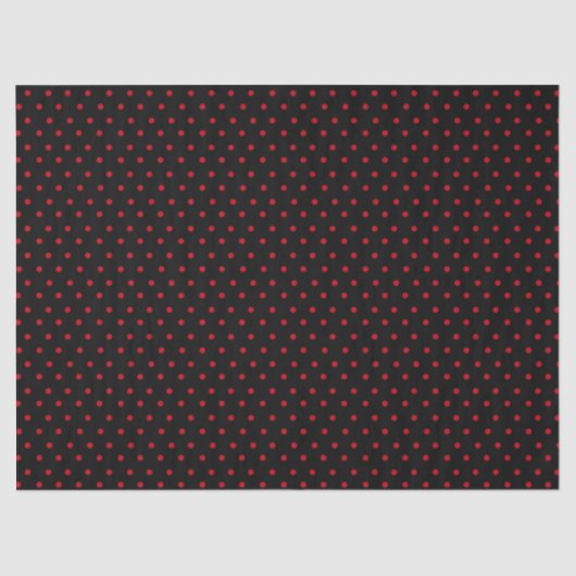 Black Polka Dot Seidenpapier (Vorderseite)