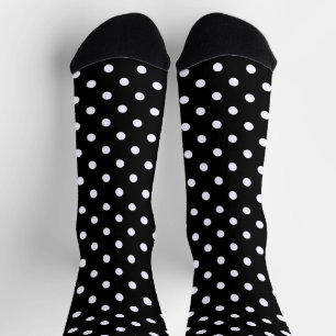 Black Polka Dot Socken