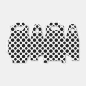 Black Polka Dots auf weißer Geschenkboxen Geschenkschachtel (Ungefaltet)