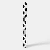 Black Polka Dots Case-Mate iPhone Hülle (Rückseite / Rechts)