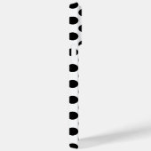 Black Polka Dots Case-Mate iPhone Hülle (Rückseite / Rechts)