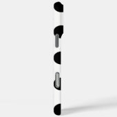 Black Polka Dots Case-Mate iPhone Hülle (Rückseite / Rechts)