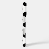 Black Polka Dots Case-Mate iPhone Hülle (Rückseite / Rechts)