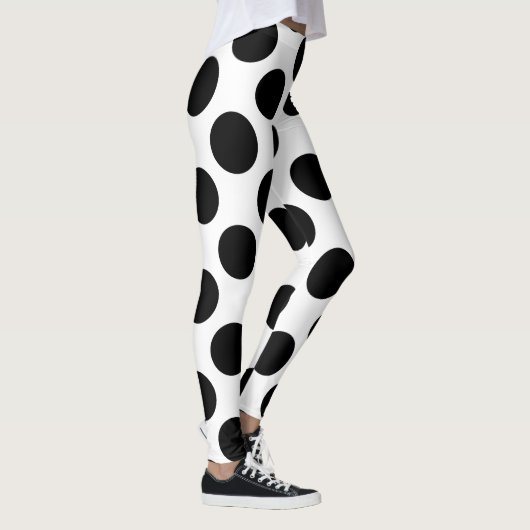 Black Polka Dots Leggings (Rechts)