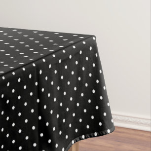Black Polka Dots Table Geburtstagsparty Tischdecke