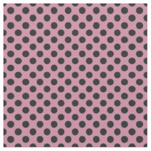 Black Polka Dots Wählen Sie eine beliebige Hinte Stoff