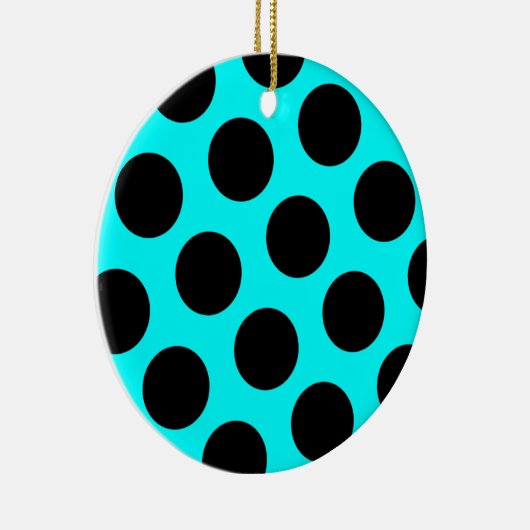 Black Polka Dotted Ornament (Rechts)