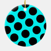 Black Polka Dotted Ornament (Hinten)