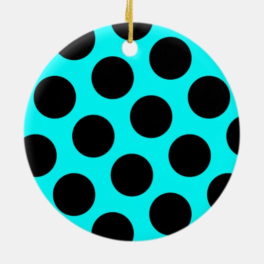 Black Polka Dotted Ornament (Hinten)