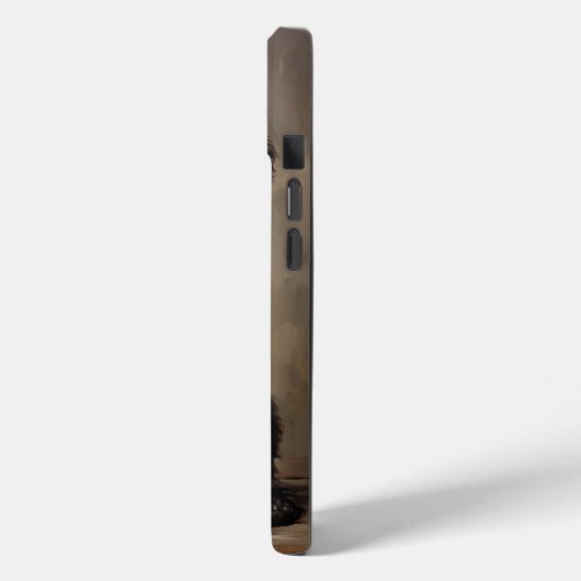 Black Poodle Case-Mate iPhone Hülle (Rückseite / Links)