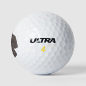 Black Poodle Golfball (Logo)