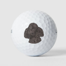 Black Poodle Golfball